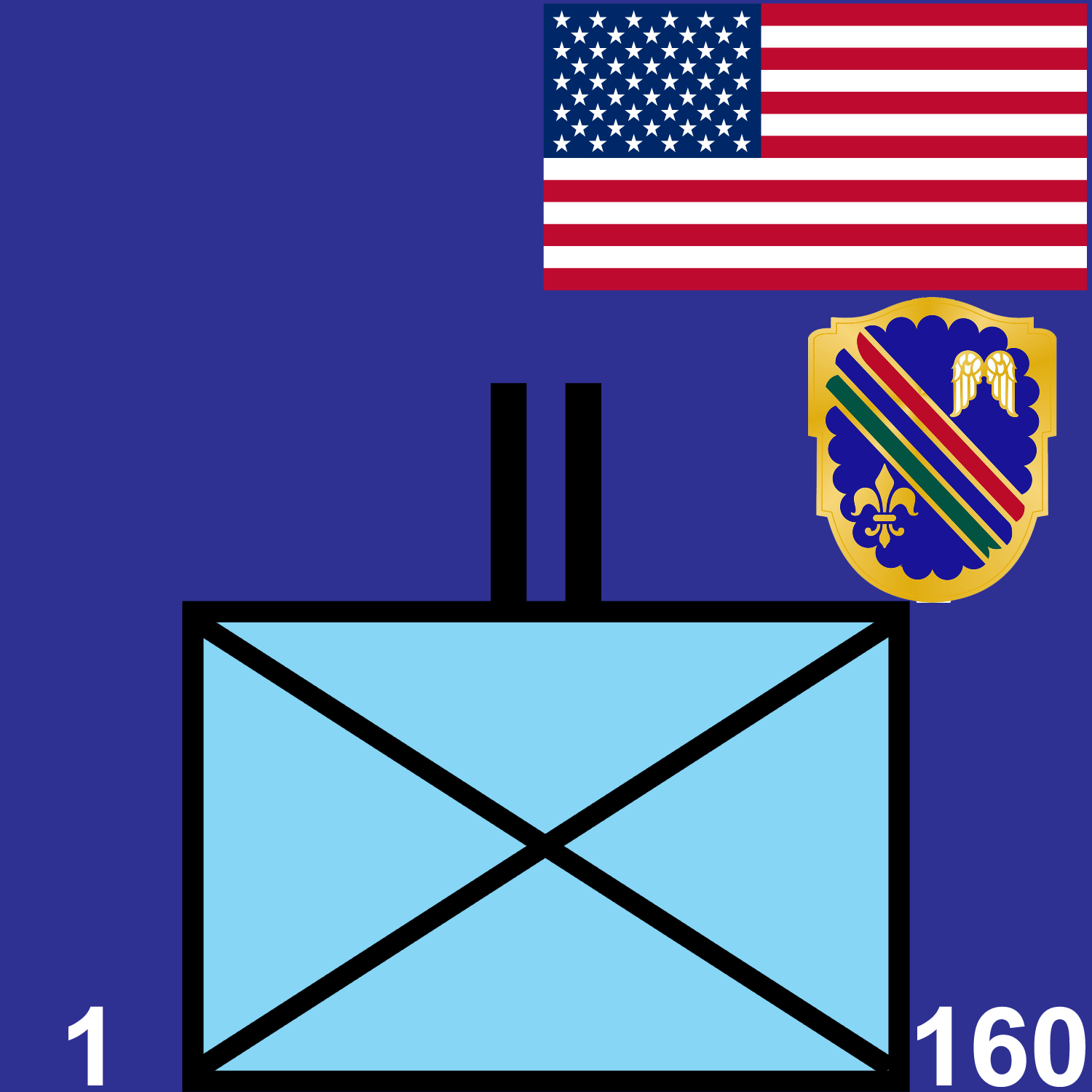 1st Battalion, 160th Infantry Regiment icon
